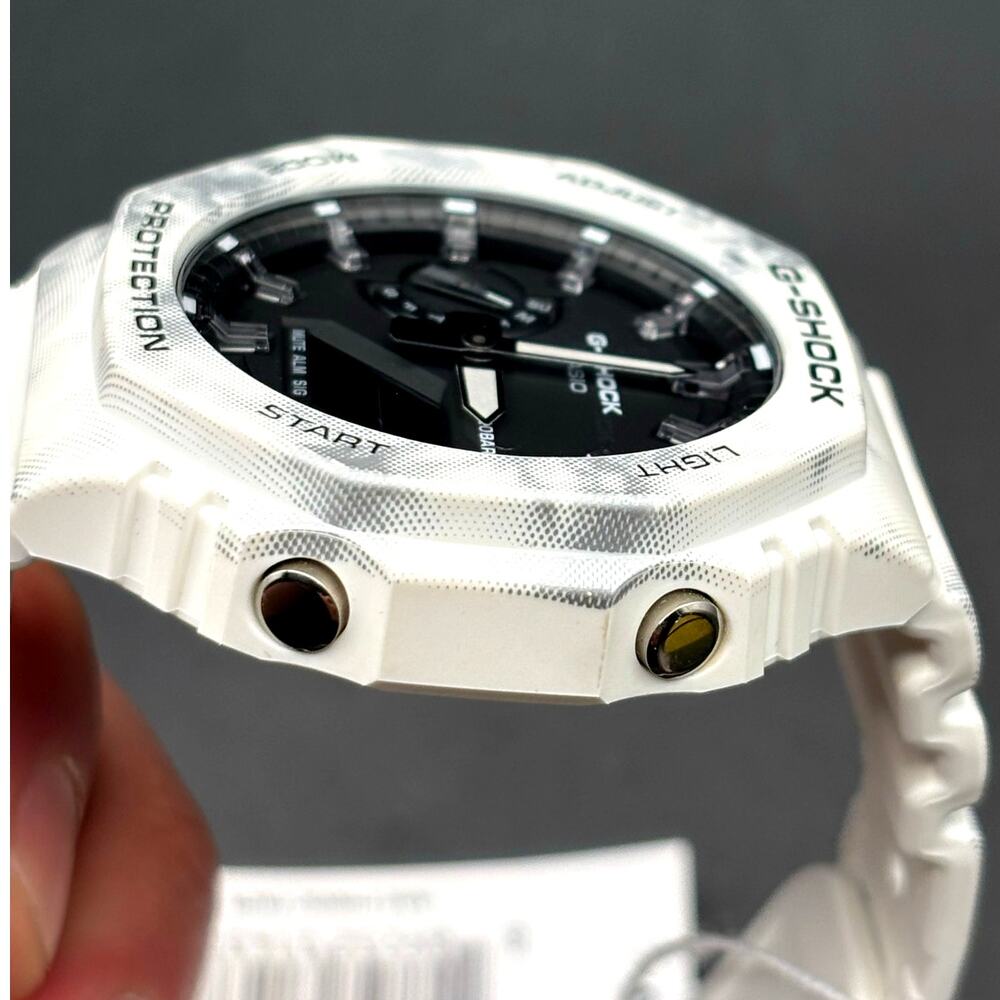 Casio G-Shock GAE2100GC-7A Men’s Carbon Core Camo White Green Khaki Watch NIBWT - Picture 13 of 17